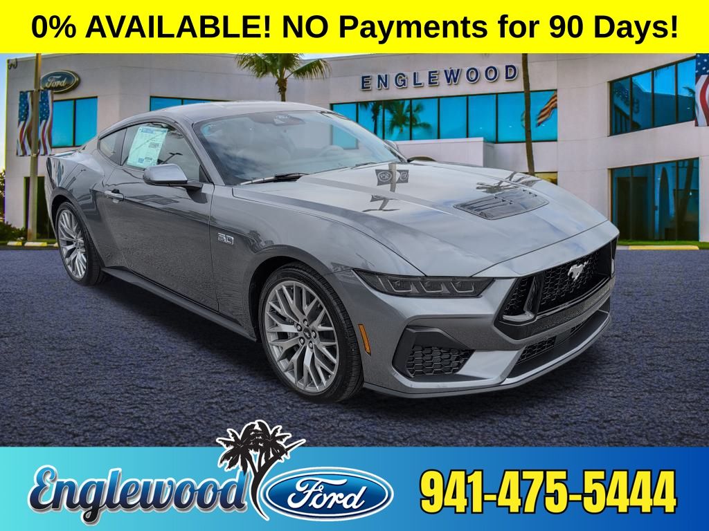 Carbonized Gray Metallic 2026 Ford Mustang Coupe Rear-Wheel Drive Automatic