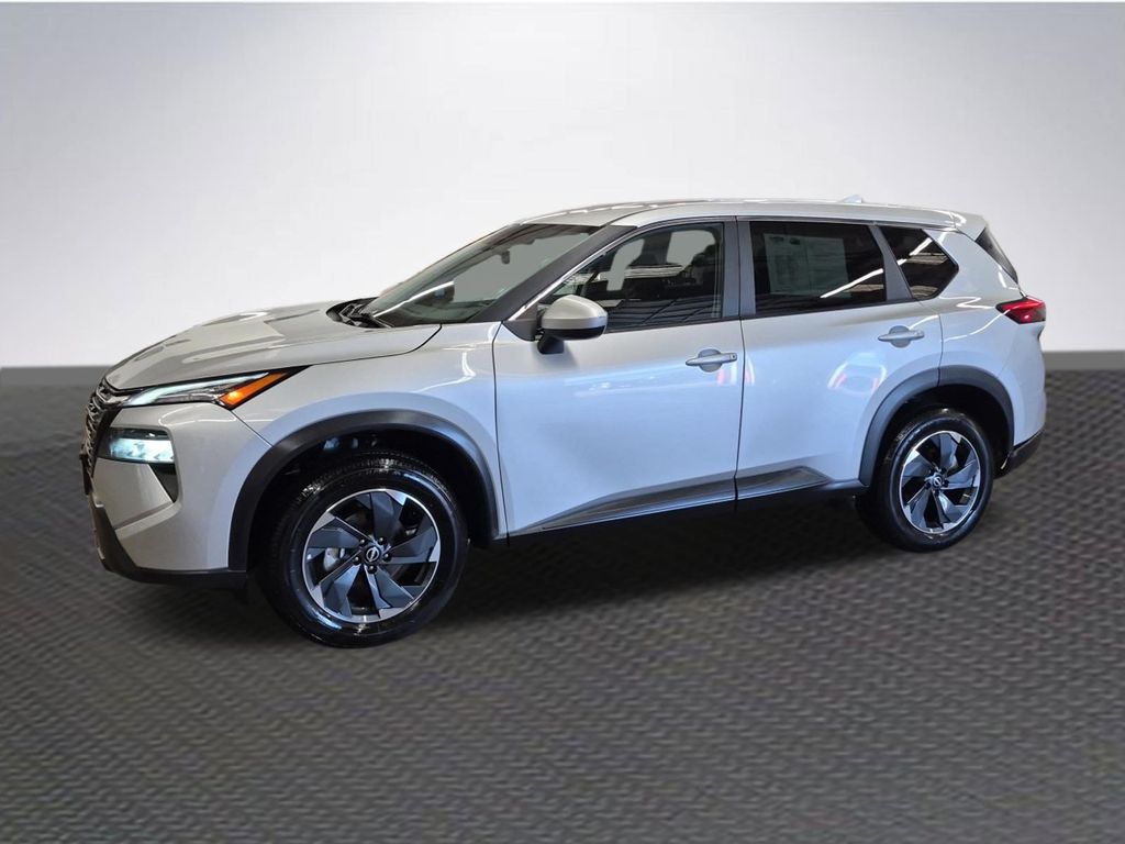 Brilliant Silver Metallic 2024 Nissan Rogue SUV / Crossover All-Wheel Drive Continuously Variable Transmission