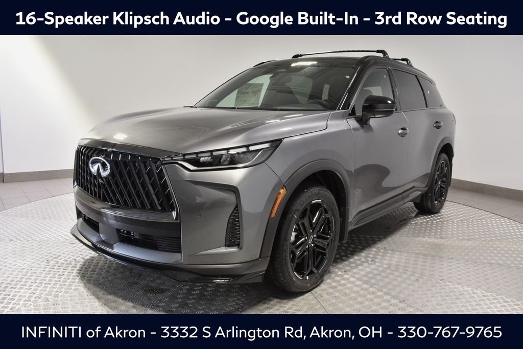 Gray (Graphite Shadow/Black Obsidian) 2026 INFINITI QX60 Sport AWD SUV / Crossover All-Wheel Drive 9-Speed Automatic