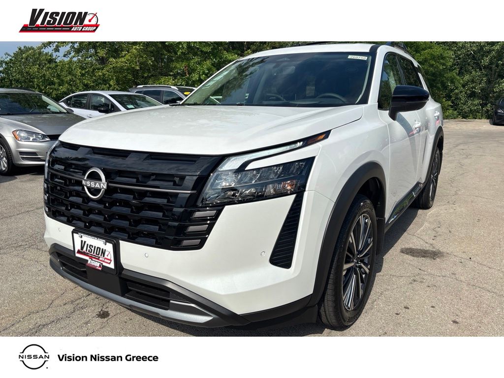 Everest White Pearl Tricoat 2026 Nissan Pathfinder SUV / Crossover All-Wheel Drive 9-Speed Automatic