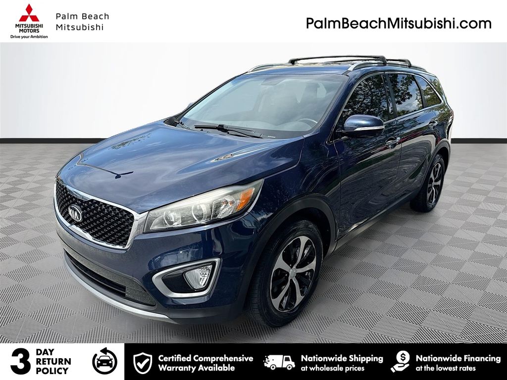 Blaze Blue 2018 Kia Sorento EX FWD SUV / Crossover Front-Wheel Drive 6-Speed Automatic