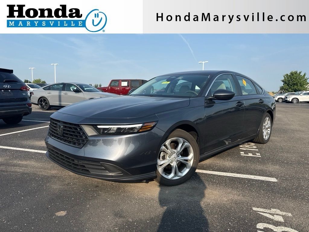Meteorite Gray Metallic 2024 Honda Accord Sedan Front-Wheel Drive Continuously Variable Transmission