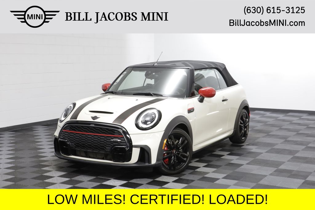 Pepper White 2023 MINI Cooper Convertible Front-Wheel Drive 8-Speed Automatic