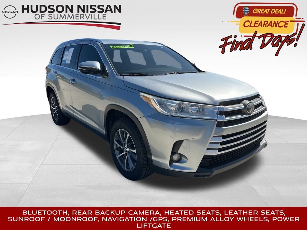 2019 Celestial Silver Metallic Toyota Highlander XLE SUV