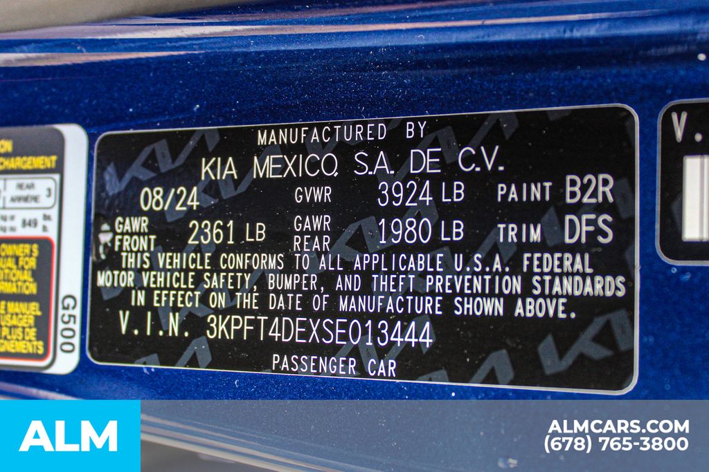 Used 2025 Blue Kia LXS image 40