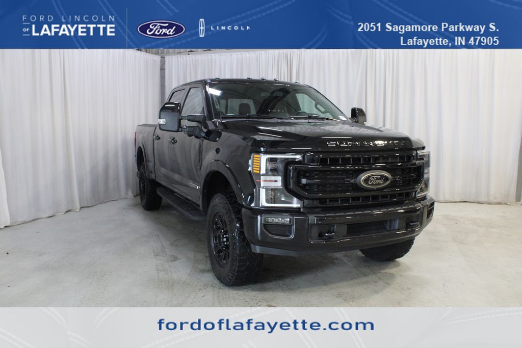 Black Metallic 2021 Ford F-250 Super Duty Pickup Truck Four-Wheel Drive Automatic