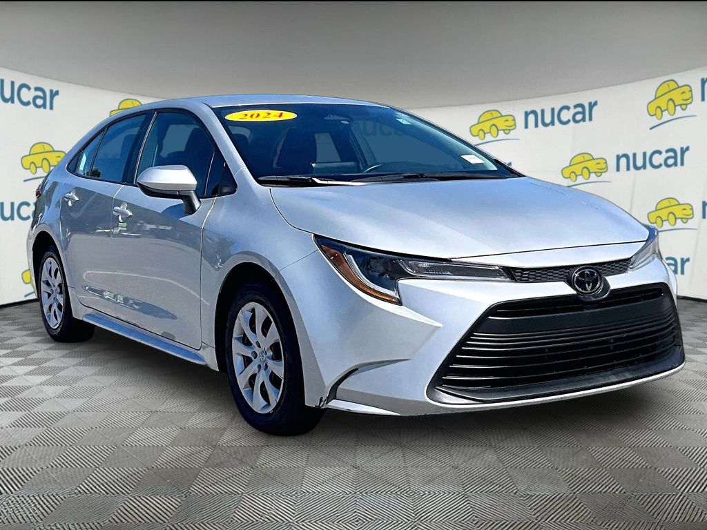 Classic Silver Metallic 2024 Toyota Corolla Sedan Front-Wheel Drive Continuously Variable Transmission