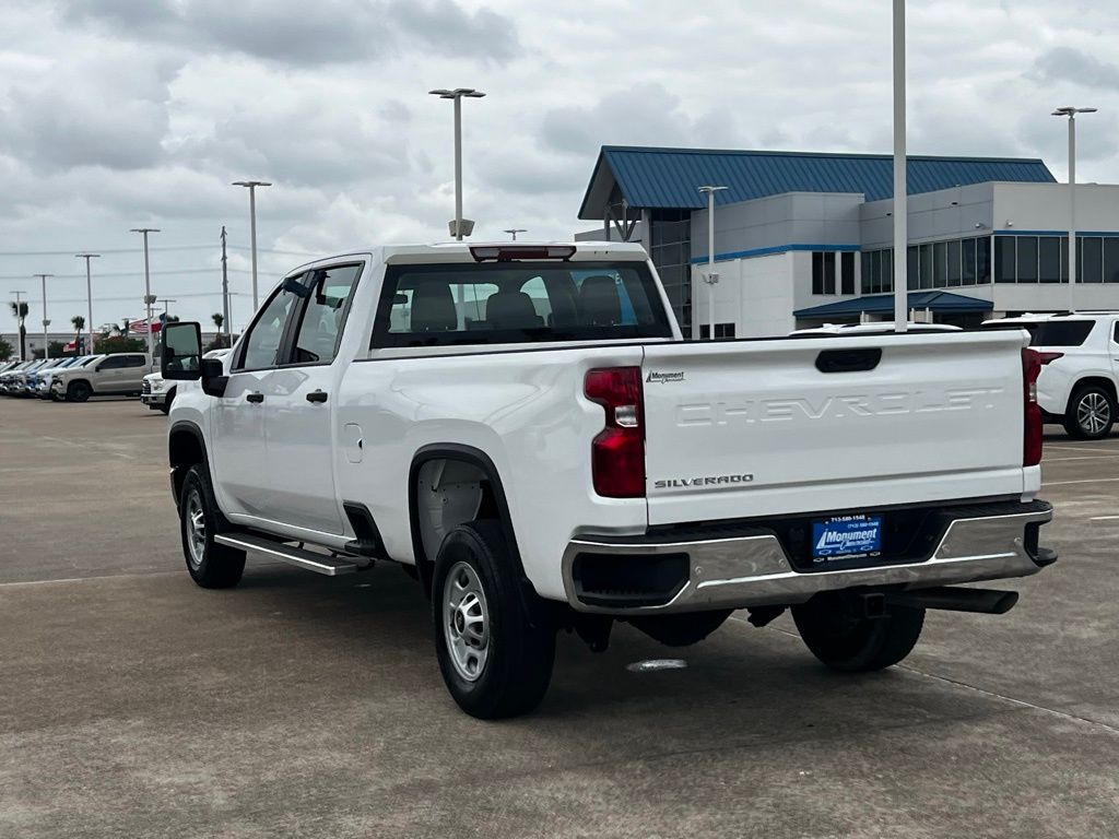 2022 Chevrolet Silverado 2500HD Work Truck White at Wharton Chevrolet GMC