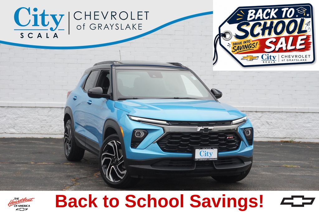 Marina Blue Metallic 2025 Chevrolet Trailblazer SUV / Crossover Four-Wheel Drive 9-Speed Automatic