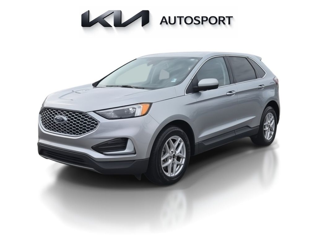 Iconic Silver Metallic 2023 Ford Edge SEL AWD SUV / Crossover All-Wheel Drive 8-Speed Automatic