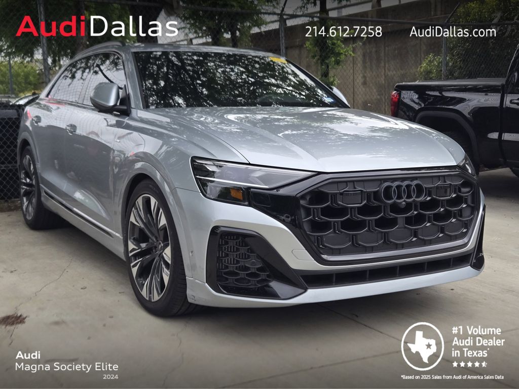Satellite Silver Metallic 2025 Audi Q8 quattro Premium Plus 55 TFSI SUV / Crossover All-Wheel Drive 8-Speed Automatic