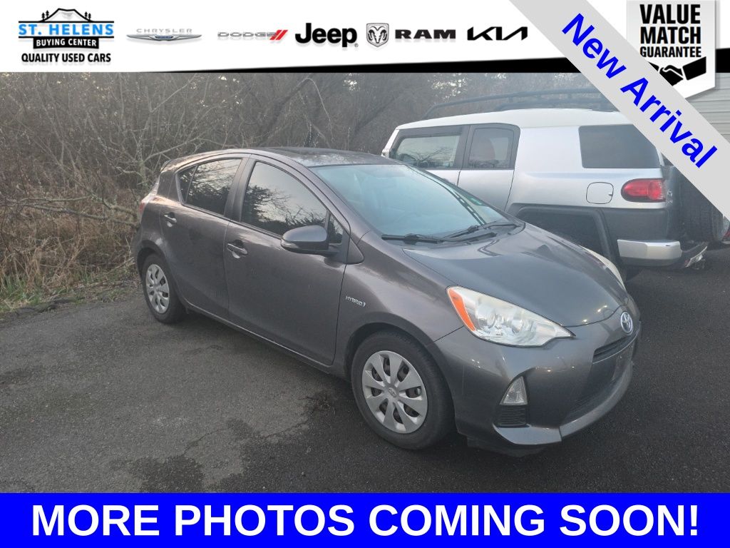 Blue 2014 Toyota Prius c Three Hatchback Front-Wheel Drive Continuously Variable Transmission