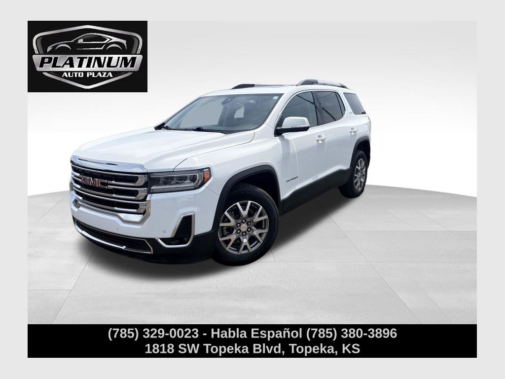 Summit White 2021 GMC Acadia SUV / Crossover Front-Wheel Drive 9-Speed Automatic