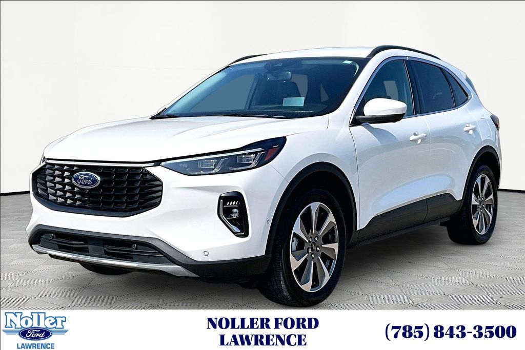 White Metallic 2023 Ford Escape SUV / Crossover All-Wheel Drive 8-Speed Automatic