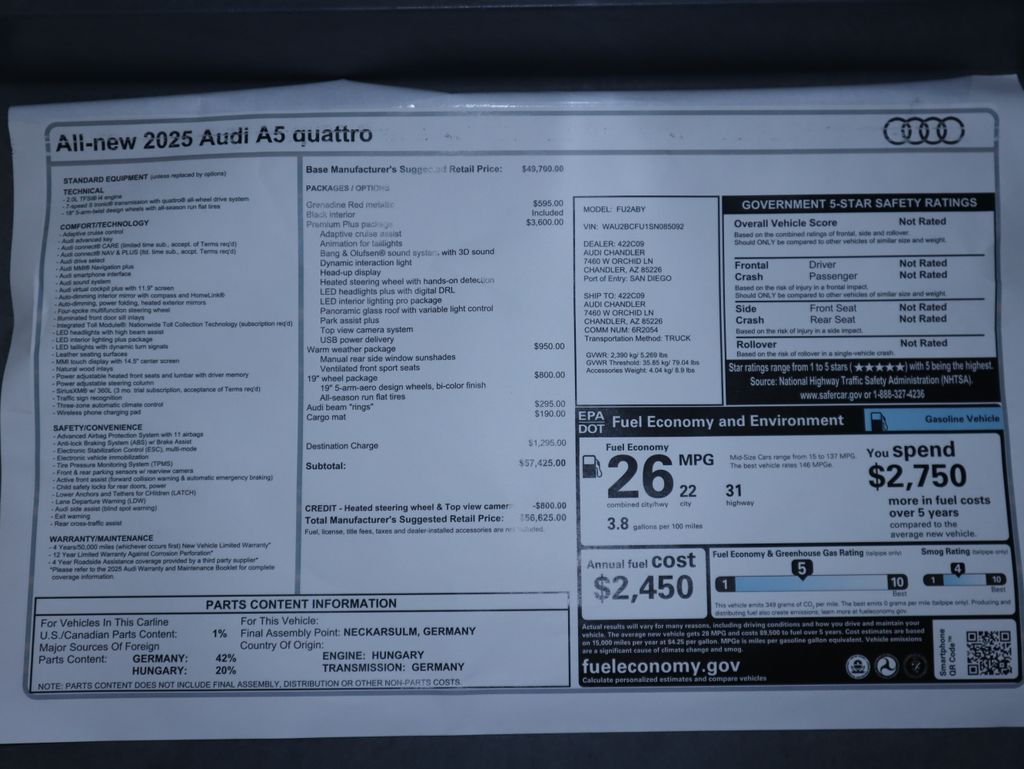 Thumbnail: 2025 Audi A5 - 9