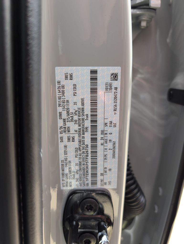 New 2026 White Ford XLT image 36