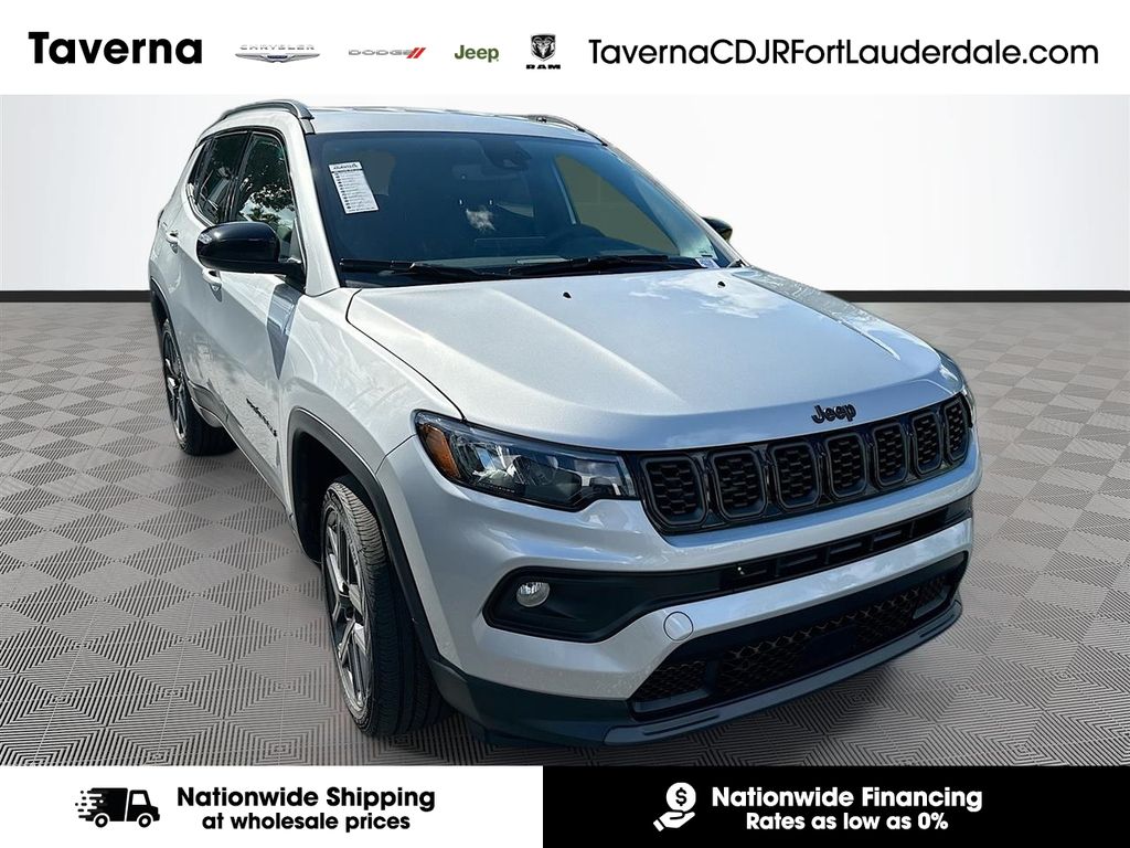 silver zynith metallic clearcoat 2026 Jeep Compass Latitude 4WD SUV / Crossover Four-Wheel Drive 8-Speed Automatic