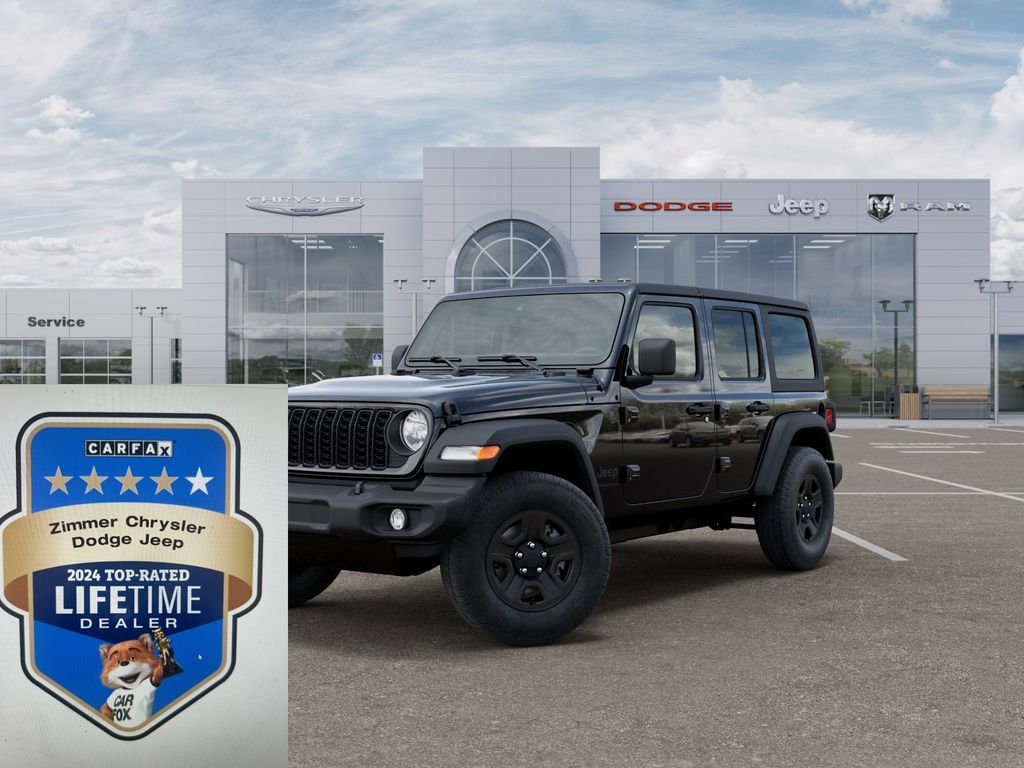 Black Clearcoat 2026 Jeep Wrangler SUV / Crossover Four-Wheel Drive 8-Speed Automatic