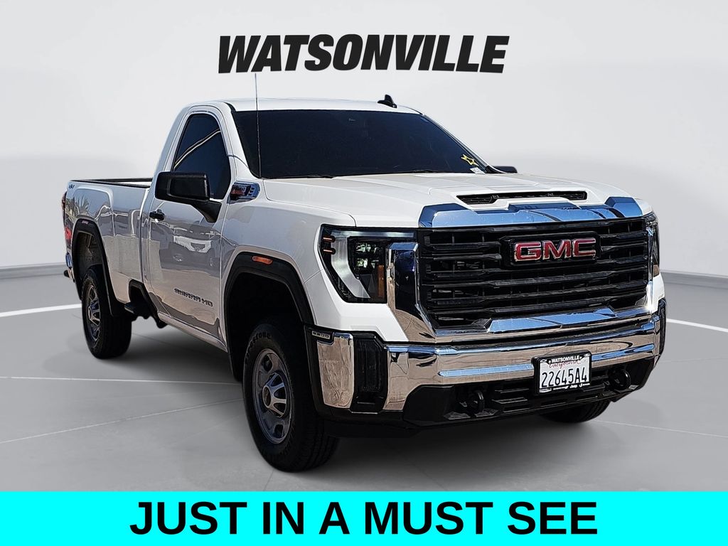 Summit White 2024 GMC Sierra 2500HD Pickup Truck Four-Wheel Drive Automatic