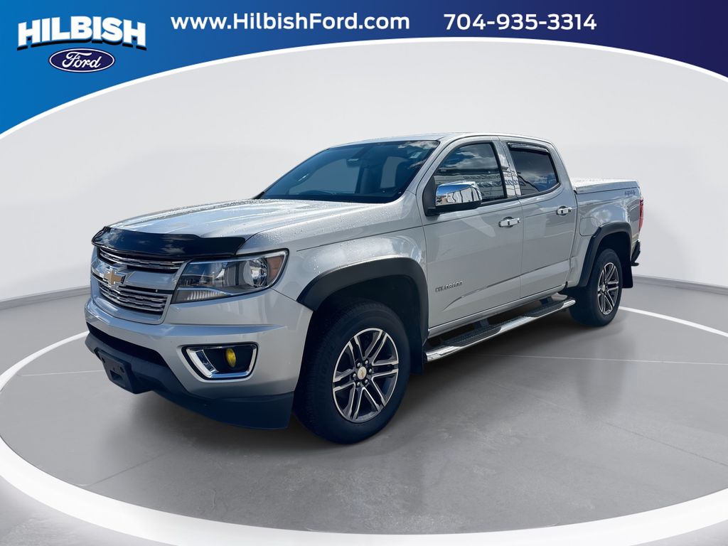 Silver Ice Metallic 2019 Chevrolet Colorado Pickup Truck Four-Wheel Drive 8-Speed Automatic