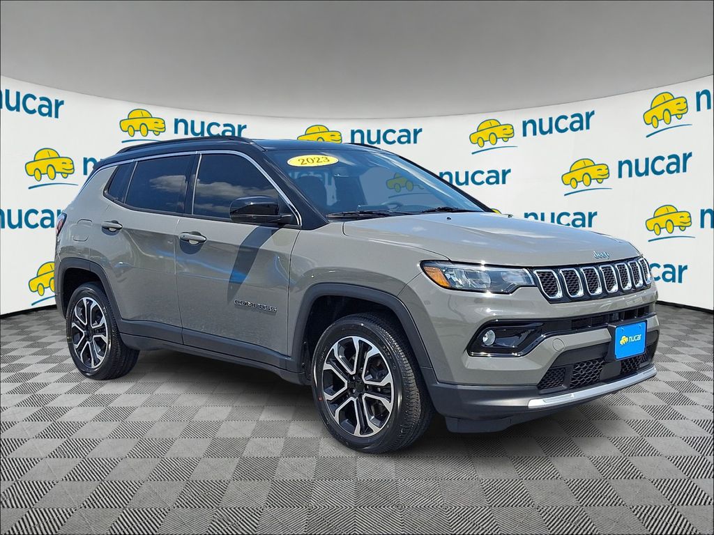 Gray Clearcoat 2023 Jeep Compass SUV / Crossover Four-Wheel Drive 8-Speed Automatic