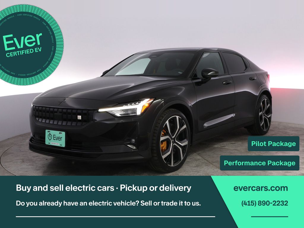 Space Metallic 2023 Polestar 2 Sedan All-Wheel Drive 1-Speed Automatic