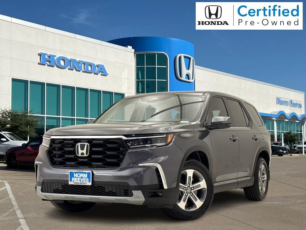 Gray (Modern Steel Metallic) 2025 Honda Pilot SUV / Crossover All-Wheel Drive Automatic