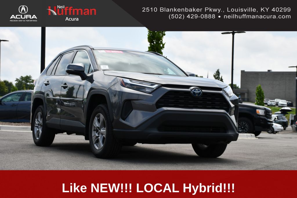 Magnetic Gray Metallic 2024 Toyota RAV4 Hybrid SUV / Crossover All-Wheel Drive Continuously Variable Transmission