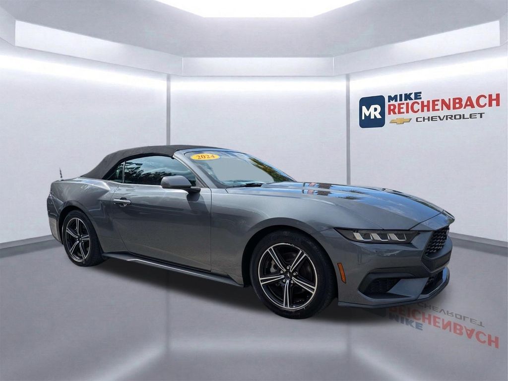 Gray Metallic 2024 Ford Mustang Convertible Rear-Wheel Drive Automatic