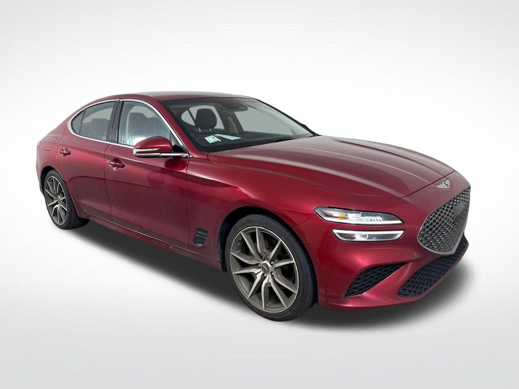 Havana Red 2023 Genesis G70 Sedan Rear-Wheel Drive 8-Speed Automatic