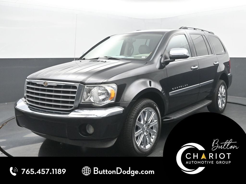 Brilliant Black Crystal Pearl 2007 Chrysler Aspen SUV / Crossover Four-Wheel Drive 5-Speed Automatic