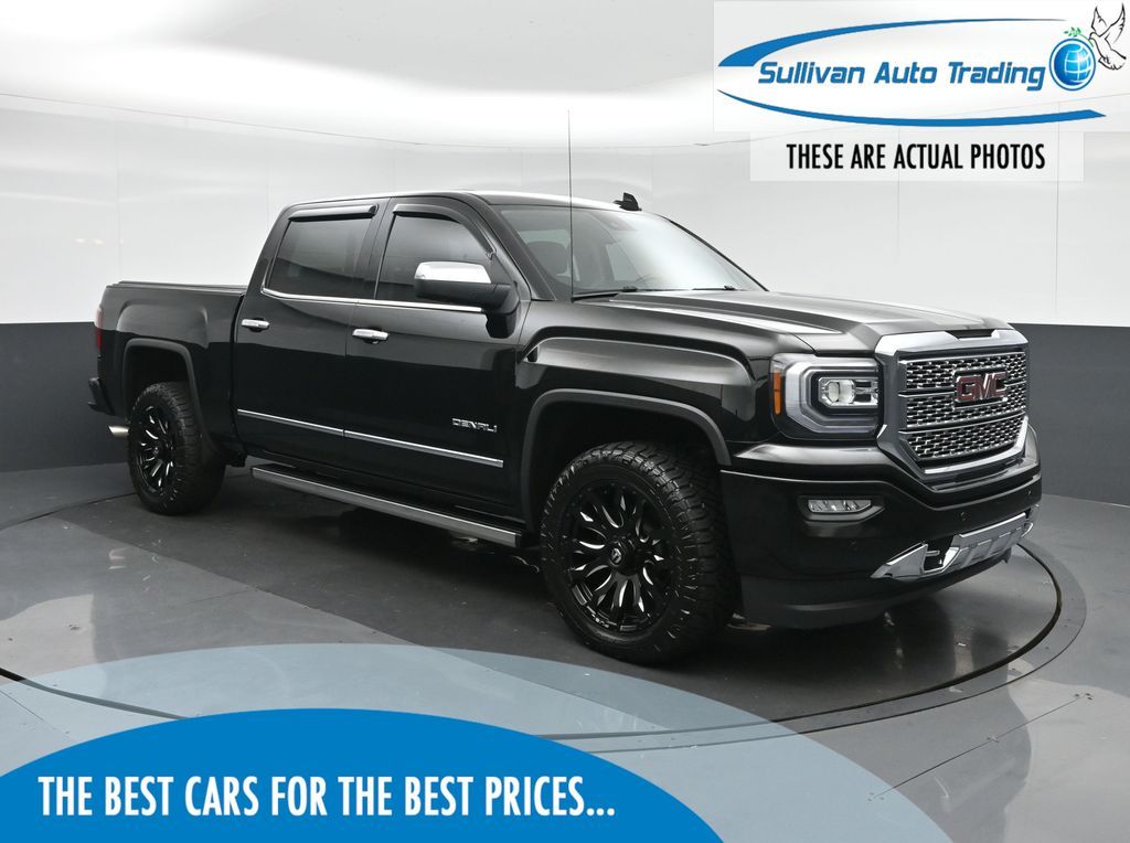 Onyx Black 2018 GMC Sierra 1500 Pickup Truck Four-Wheel Drive 8-Speed Automatic Overdrive