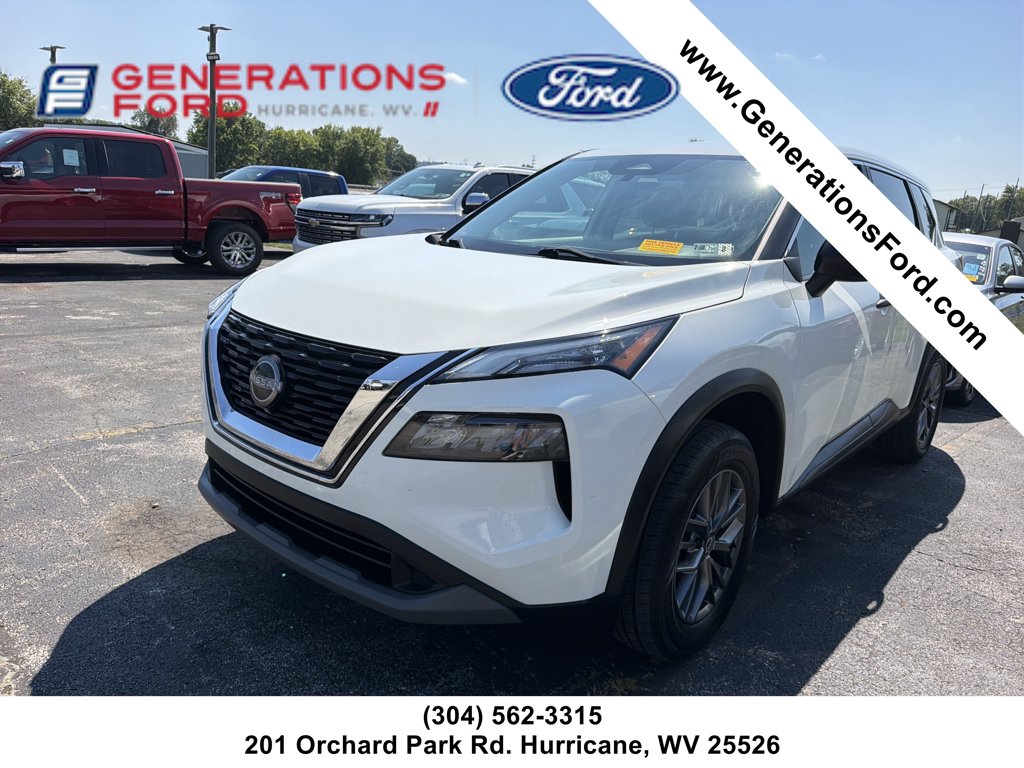 Glacier White 2023 Nissan Rogue SUV / Crossover All-Wheel Drive Continuously Variable Transmission