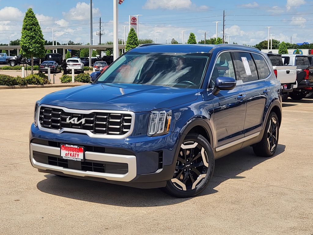 Midnight Lake Blue 2025 Kia Telluride S AWD SUV / Crossover All-Wheel Drive 8-Speed Automatic