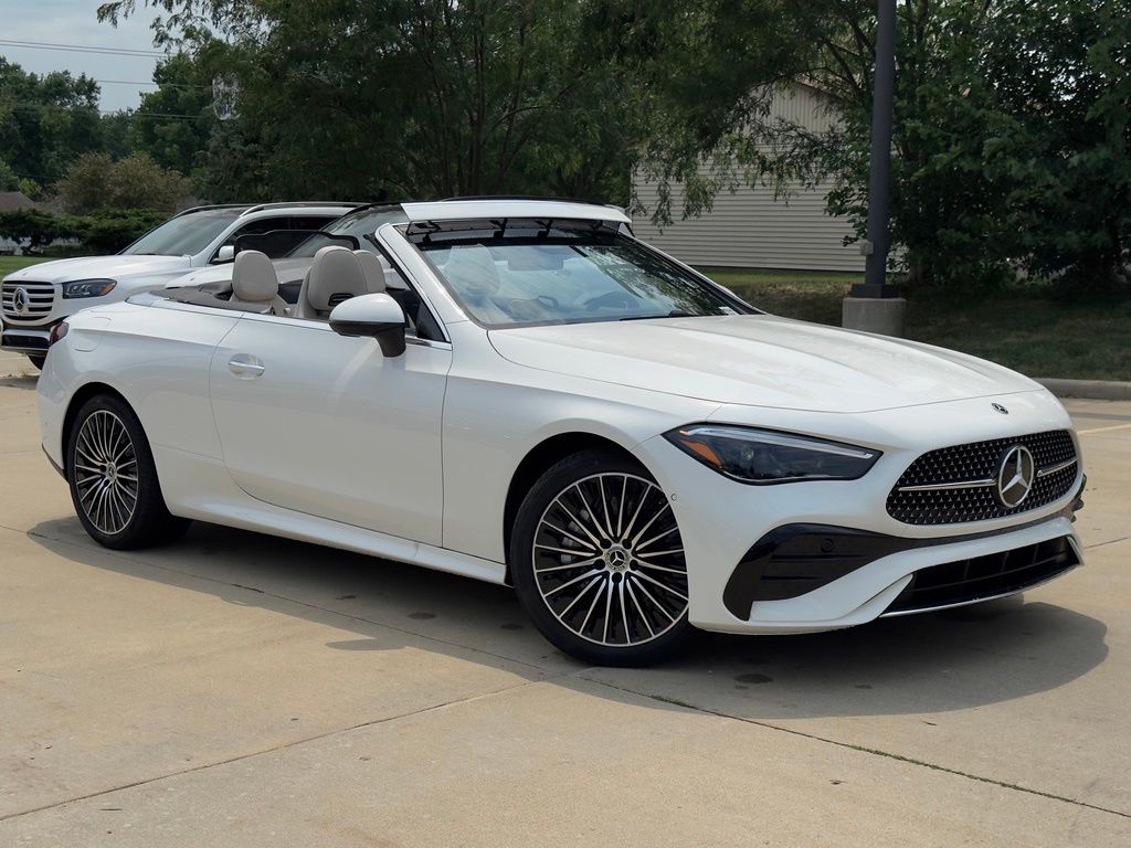 Polar White 2026 Mercedes-Benz CLE Convertible All-Wheel Drive 9-Speed Automatic