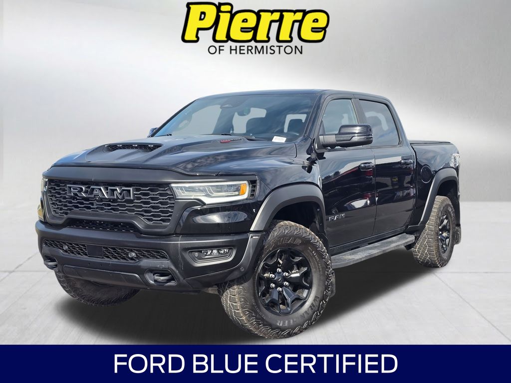 Diamond Black Crystal Pearlcoat 2025 RAM 1500 RHO Crew Cab AWD Pickup Truck All-Wheel Drive 8-Speed Automatic
