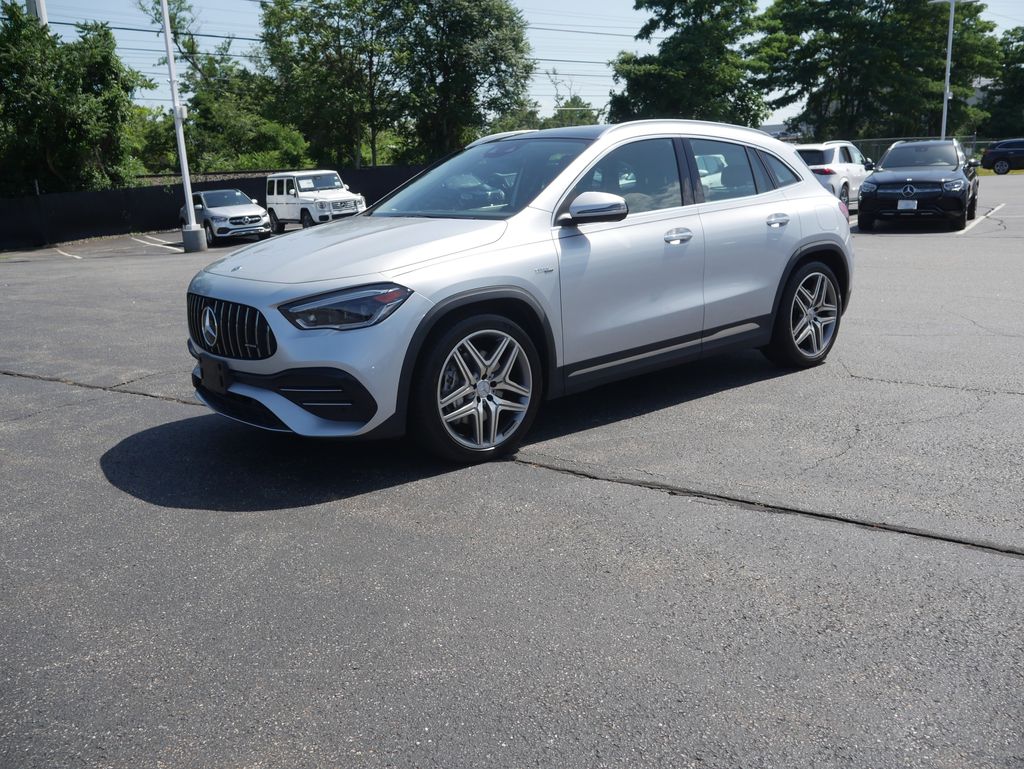 Iridium Silver Metallic 2021 Mercedes-Benz GLA SUV / Crossover All-Wheel Drive 8-Speed Automatic