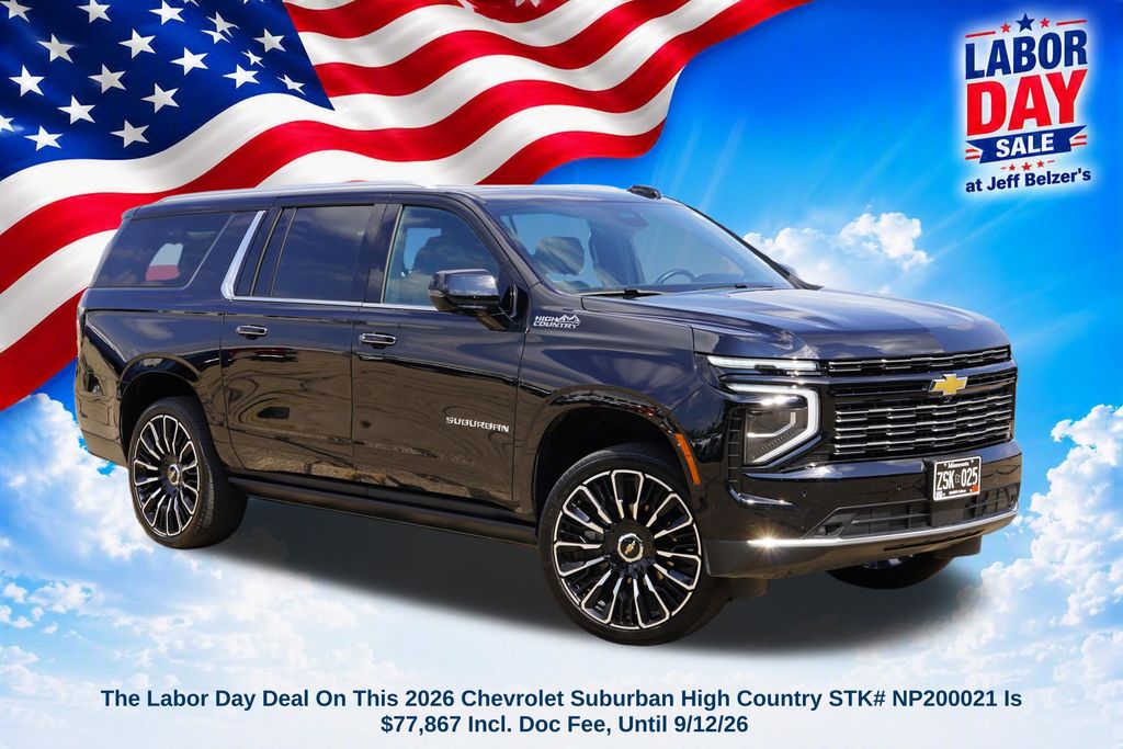 Black 2026 Chevrolet Suburban SUV / Crossover Four-Wheel Drive