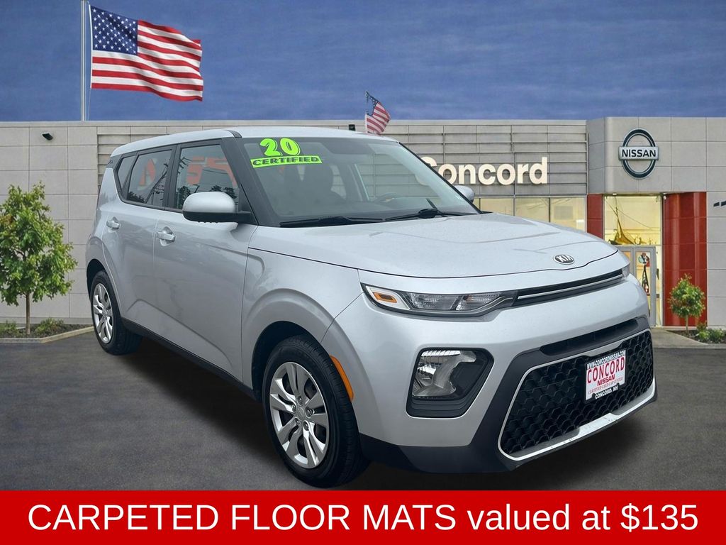 Sparkling Silver 2020 Kia Soul SUV / Crossover Front-Wheel Drive Continuously Variable Transmission