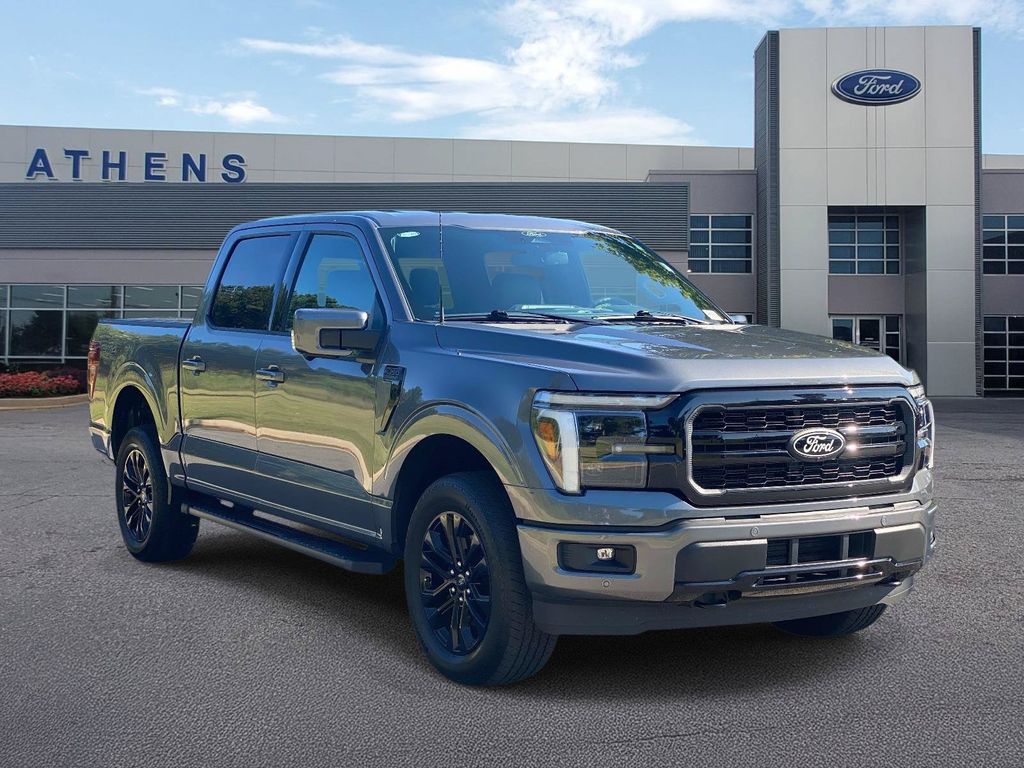 Gray Metallic 2025 Ford F-150 Pickup Truck Four-Wheel Drive Automatic