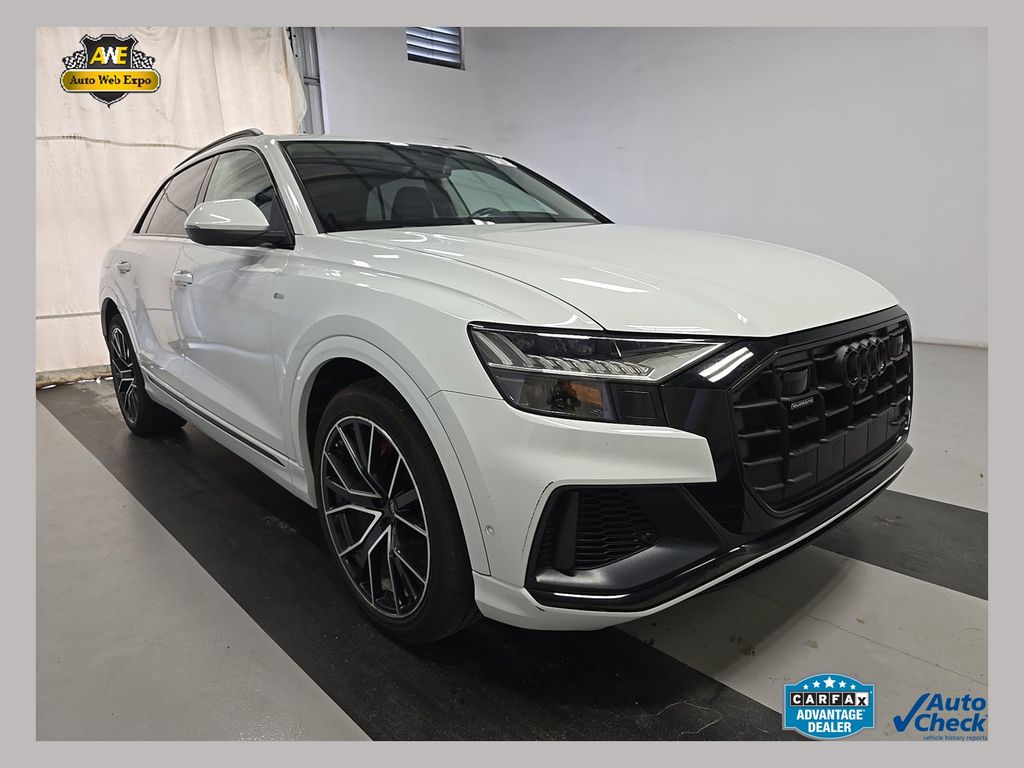 Glacier White 2023 Audi Q8 SUV / Crossover All-Wheel Drive 8-Speed Automatic