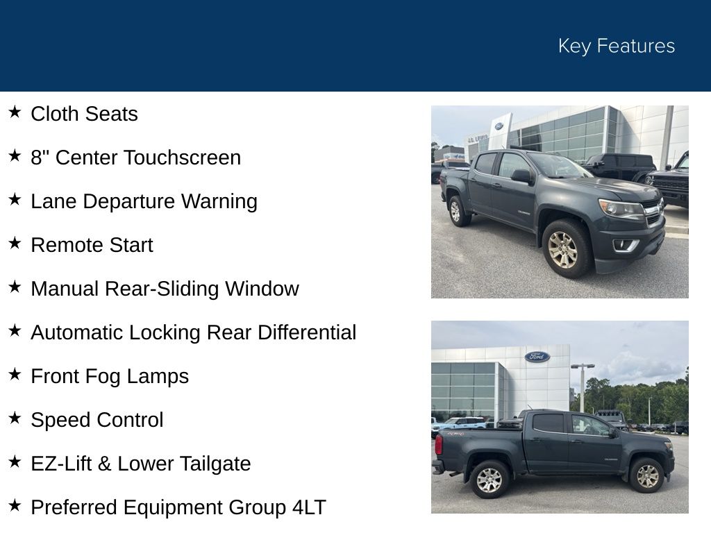2017 Chevrolet Colorado 4WD LT