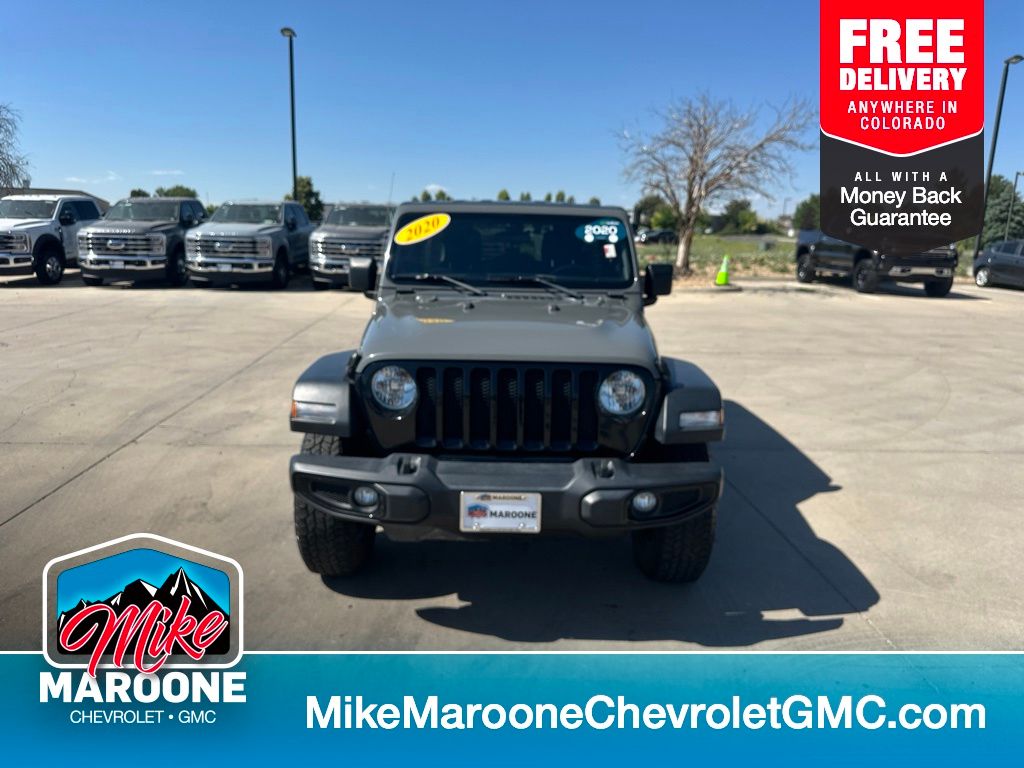 Sting-Gray Clearcoat 2020 Jeep Wrangler SUV / Crossover Four-Wheel Drive 8-Speed Automatic