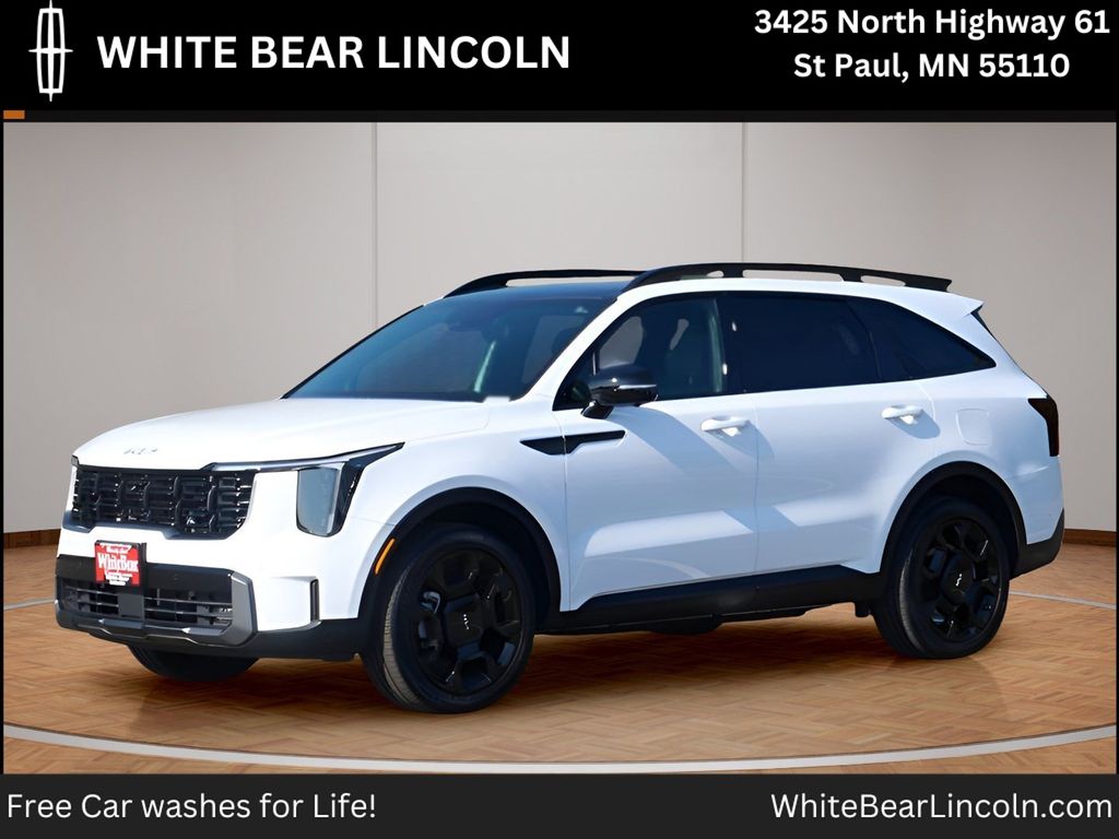 Glacial White Pearl 2024 Kia Sorento SUV / Crossover All-Wheel Drive 8-Speed Dual Clutch