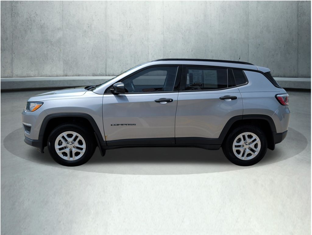 Used 2018 Jeep Compass Sport with VIN 3C4NJCAB4JT215048 for sale in Saco, ME