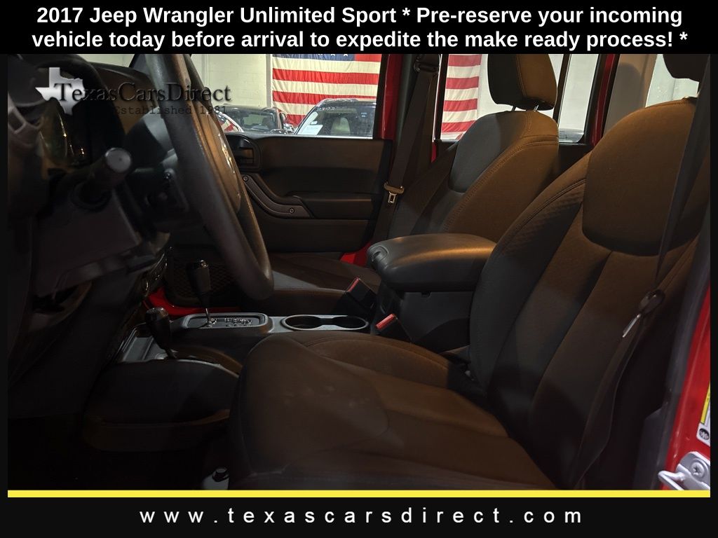 2017 Jeep Wrangler Unlimited Sport 6