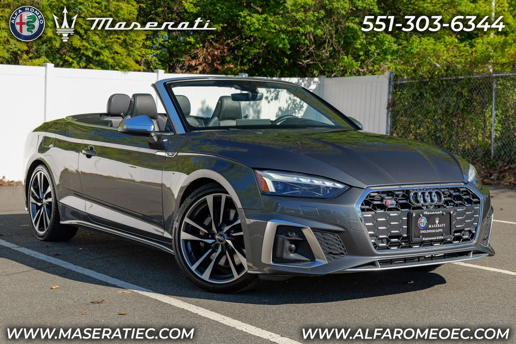 Daytona Gray Pearl 2023 Audi S5 3.0T quattro Prestige Cabriolet AWD Convertible All-Wheel Drive 8-Speed Automatic