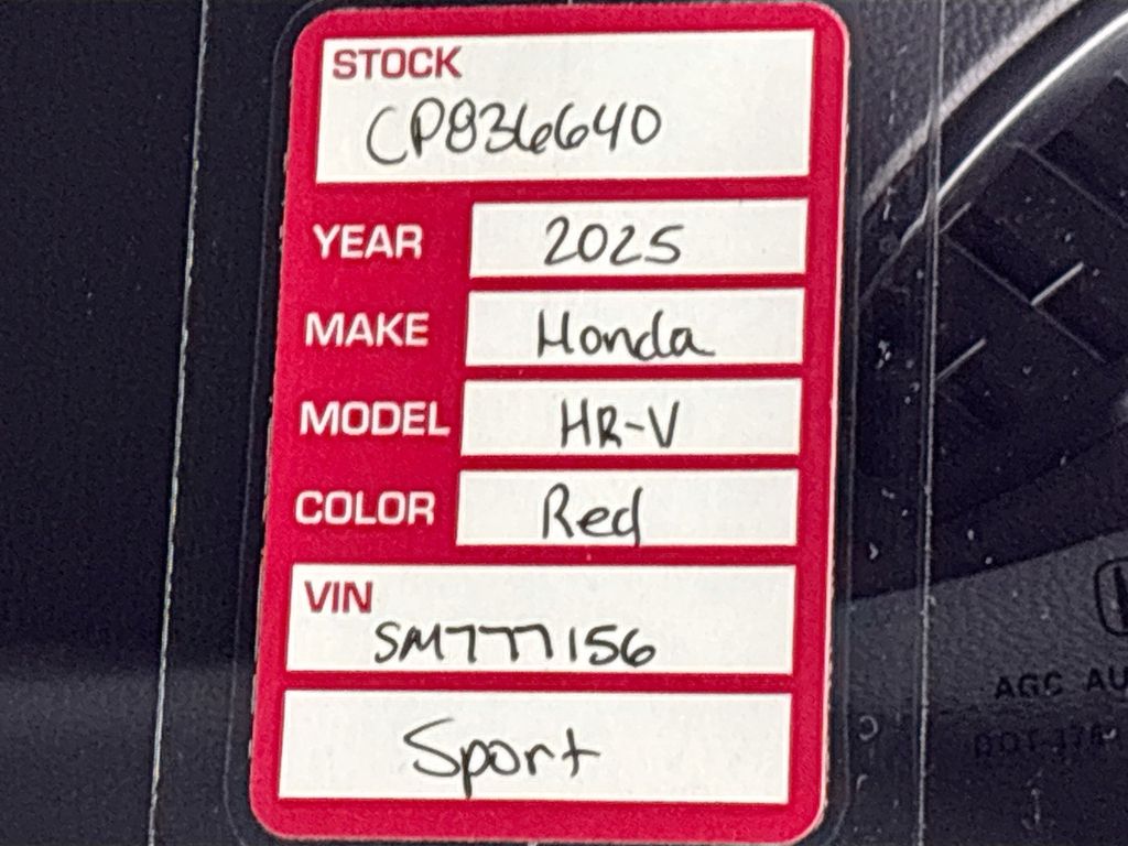 2025 Honda HR-V Sport