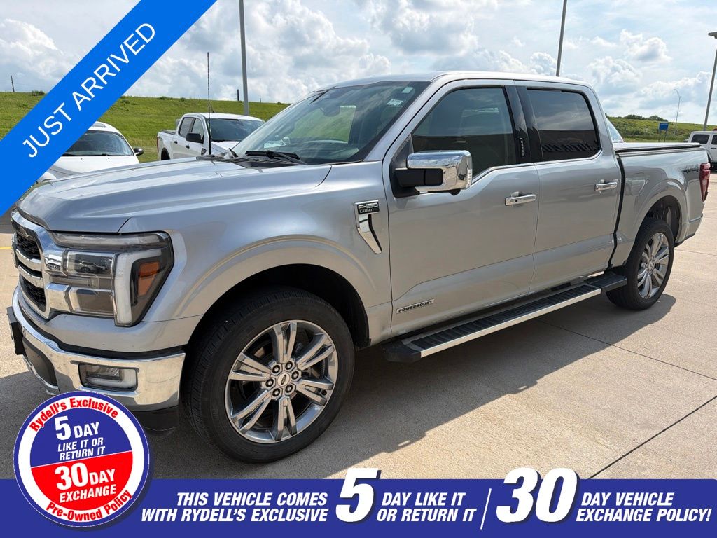 Silver Metallic 2024 Ford F-150 Pickup Truck Four-Wheel Drive Automatic