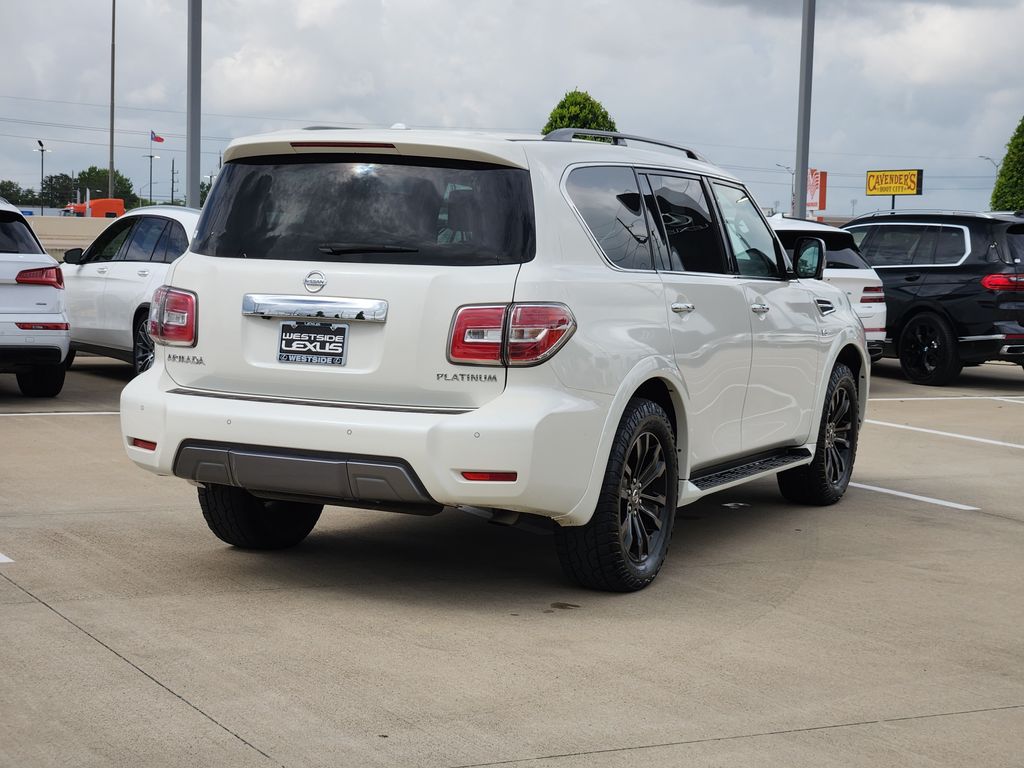 2019 Nissan Armada Platinum White at Bravo Nissan